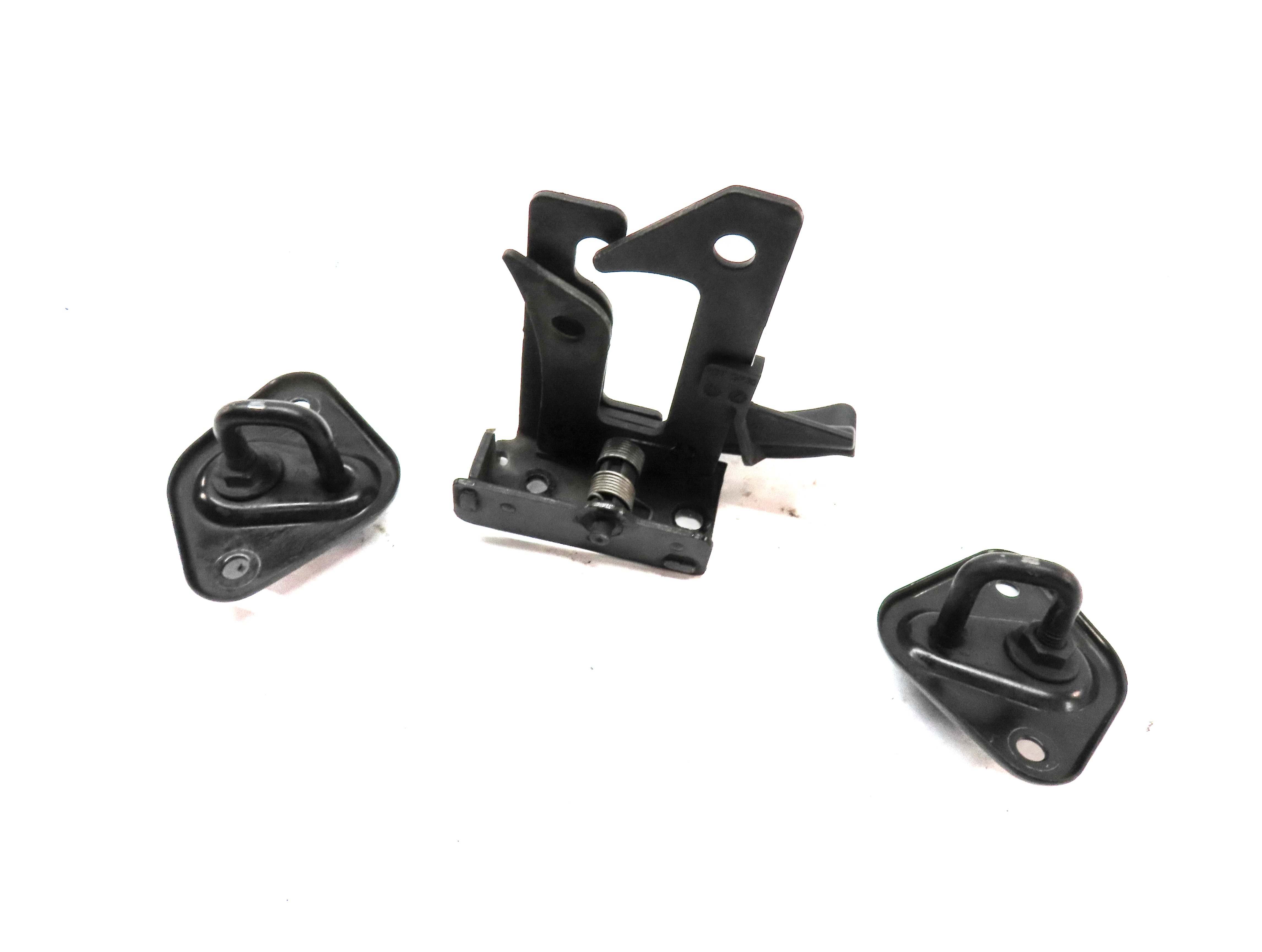 2012 MERCEDES E350 SEDAN (W212) FRONT HOOD SAFETY CATCH HOOK LOCK LATCH SET/3 — exact item pictured